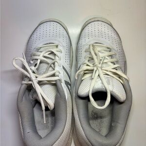 Women’s  White and Gray Athletic Shoes New Balance